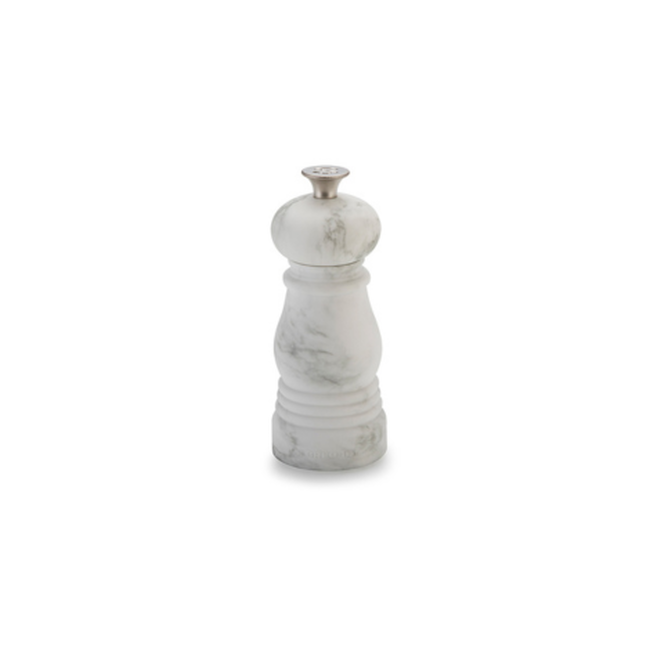 Le Creuset Classic Salt Mill 11cm White Marble image number 1